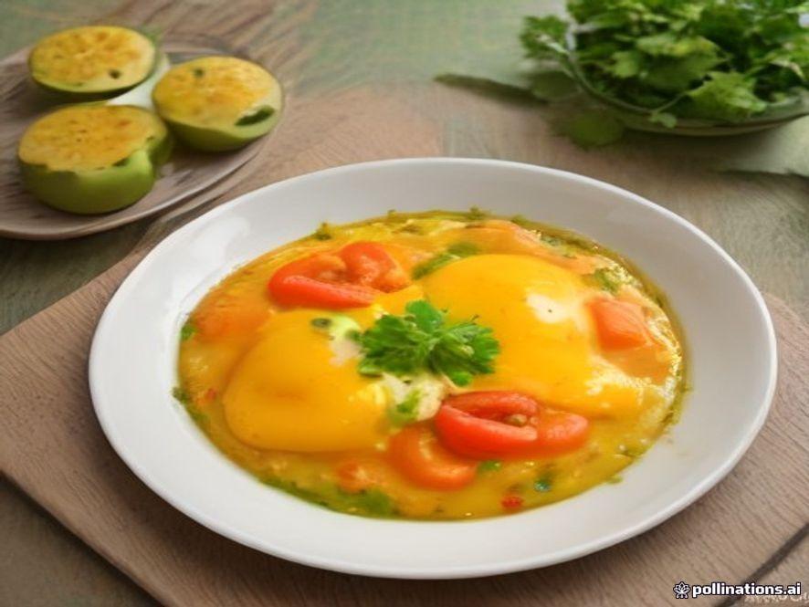 Huevos en Cazuela de Barro con Salsa Verde Tomatillo Keto