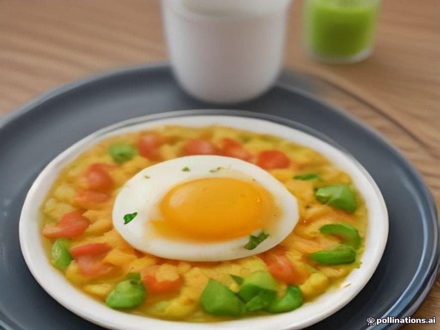 Huevos en Nido de Espinacas con Salsa Cremosa de Chipotle Keto